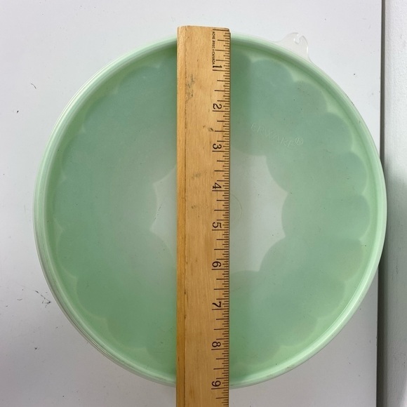 Vintage Tupperware 3 Piece Jello Mold Jadeite Green Jel-Ring Salad Mold - Picture 10 of 13
